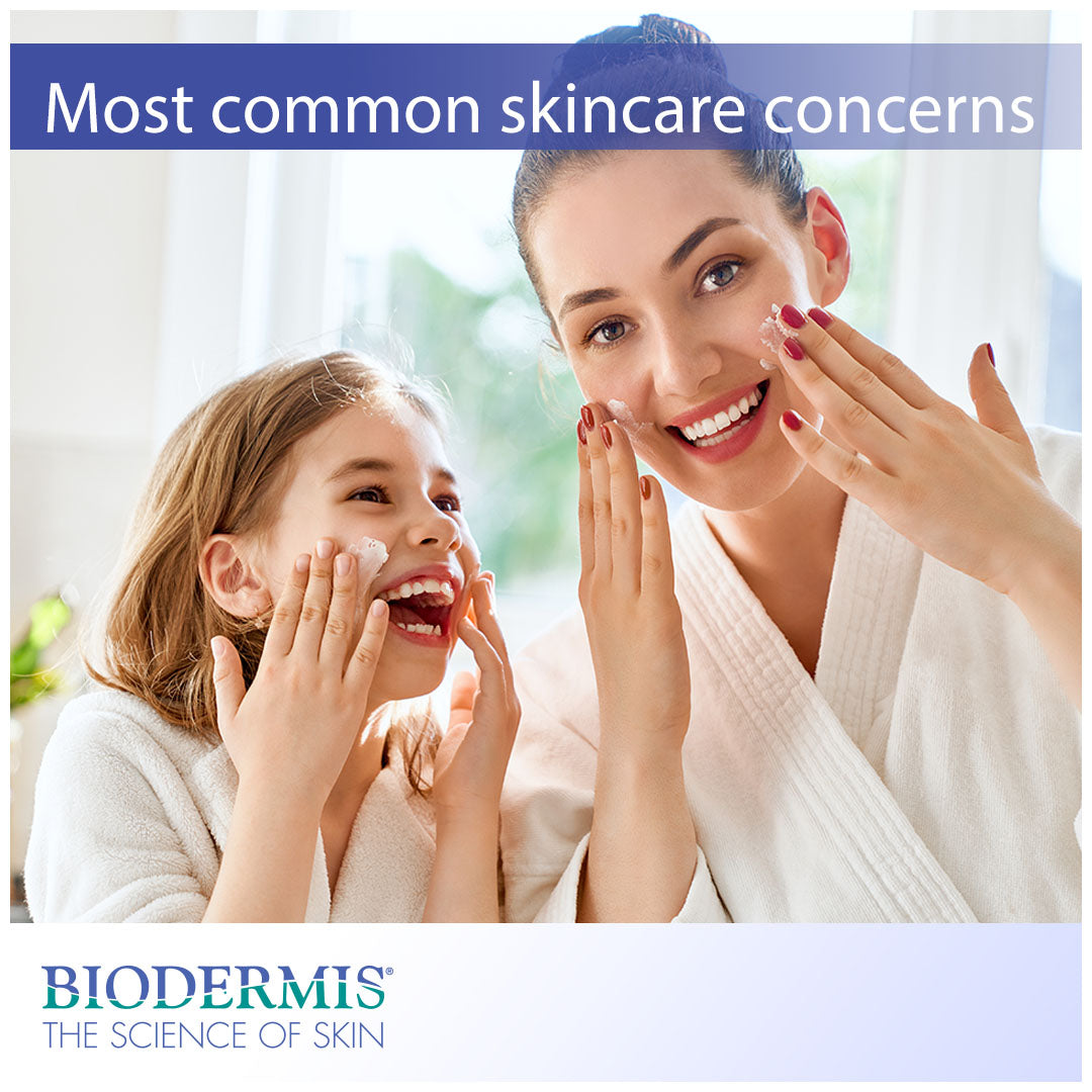 The Most Common Skincare Concerns | Biodermis.com Biodermis
