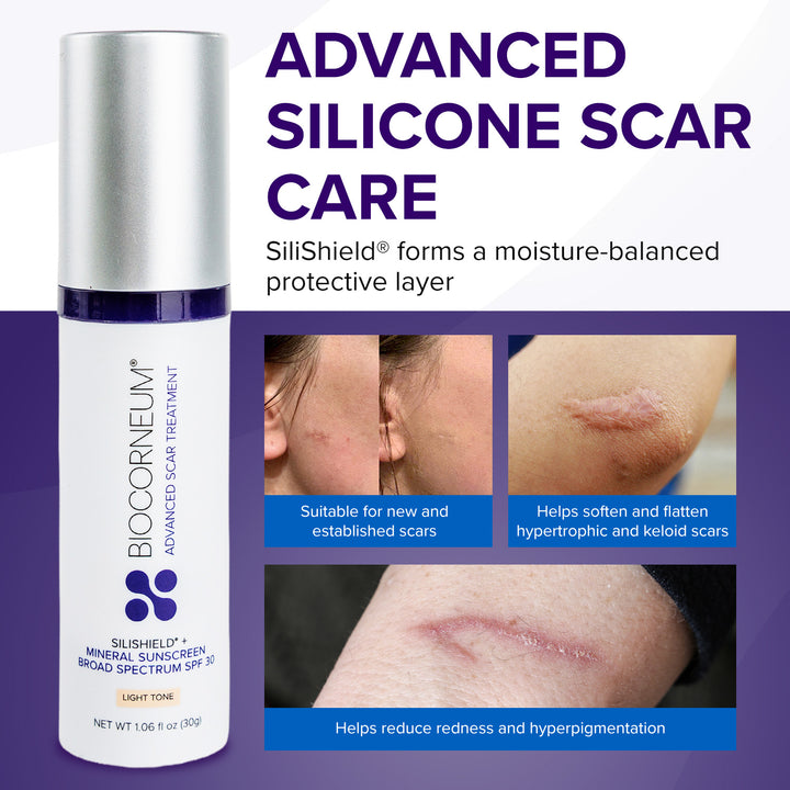 BIOCORNEUM SiliShield + Tinted Mineral SPF 30, Light Tone