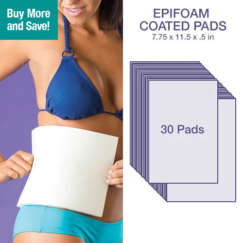 Epifoam Pads, Silicone Coated Adhesive - Case (30 Pads)