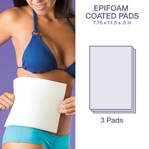 Epifoam Pads, Silicone Coated Adhesive (3 Pads) Biodermis